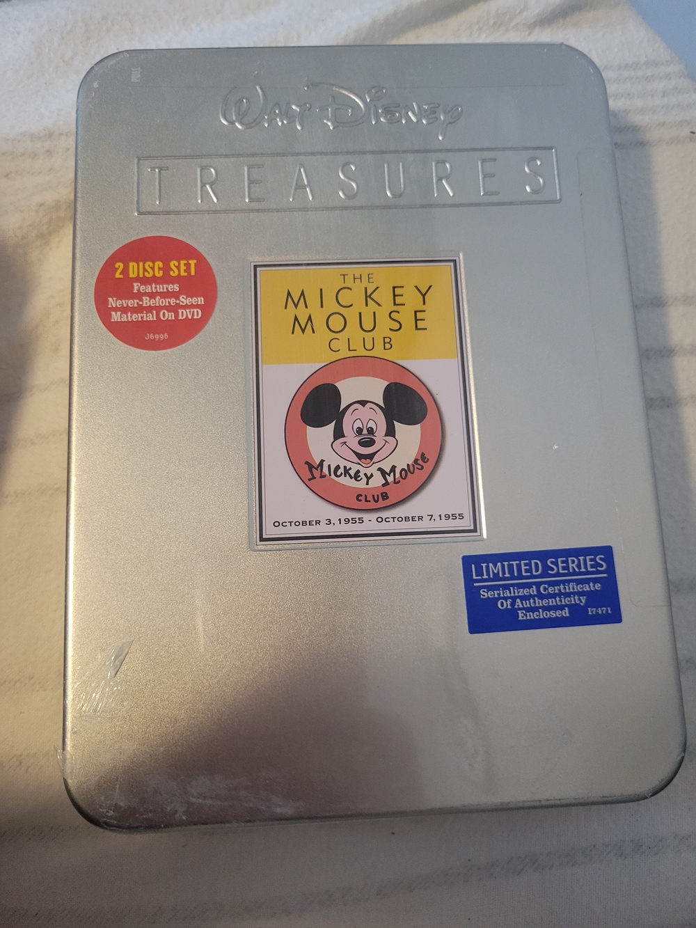 Disney Silver Treasures The Mickey Mouse Club Limited Series Tin